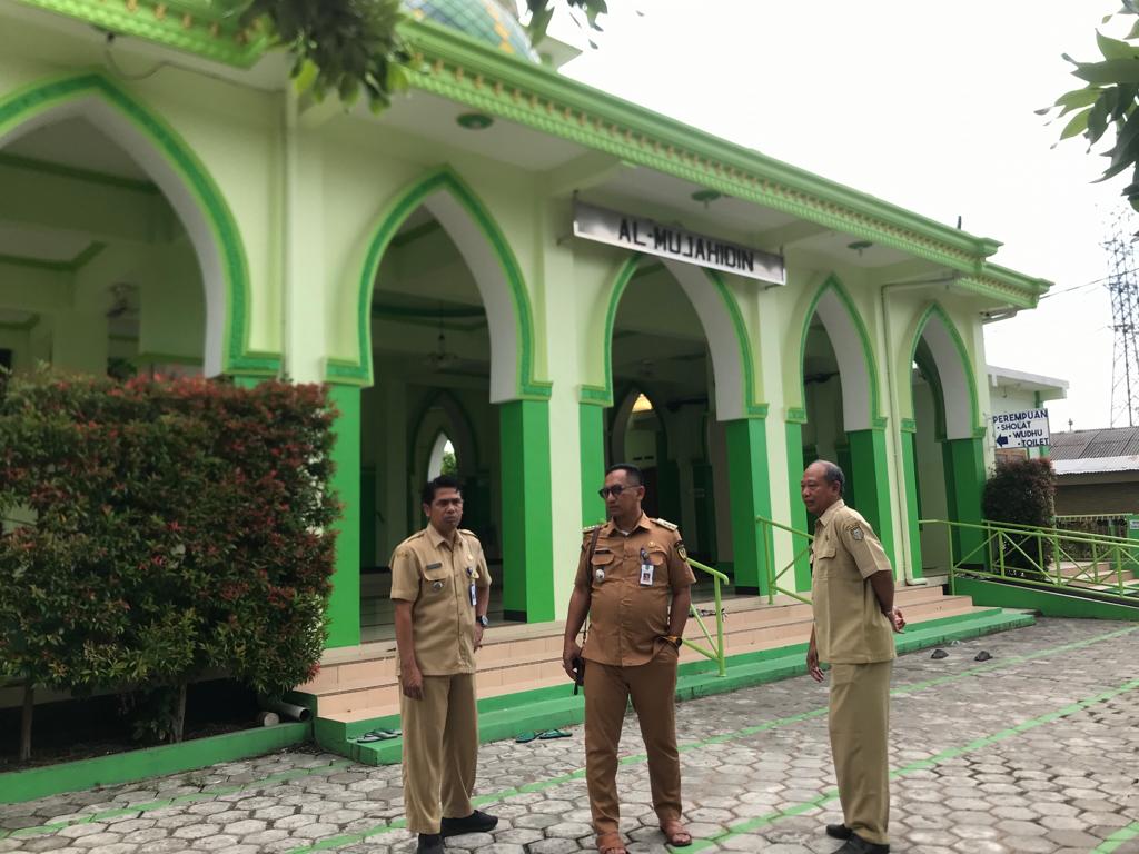 Persiapan Kunjungan Bapak Walikota di Masjid Al-Mujahidin