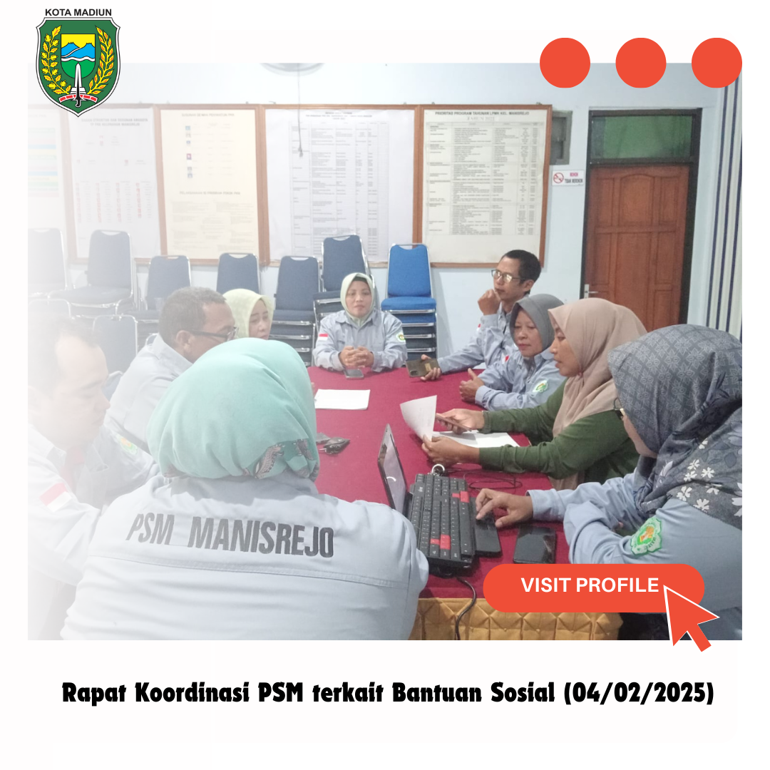 Rapat Koordinasi Pengajuan Bantuan Sosial bersama PSM