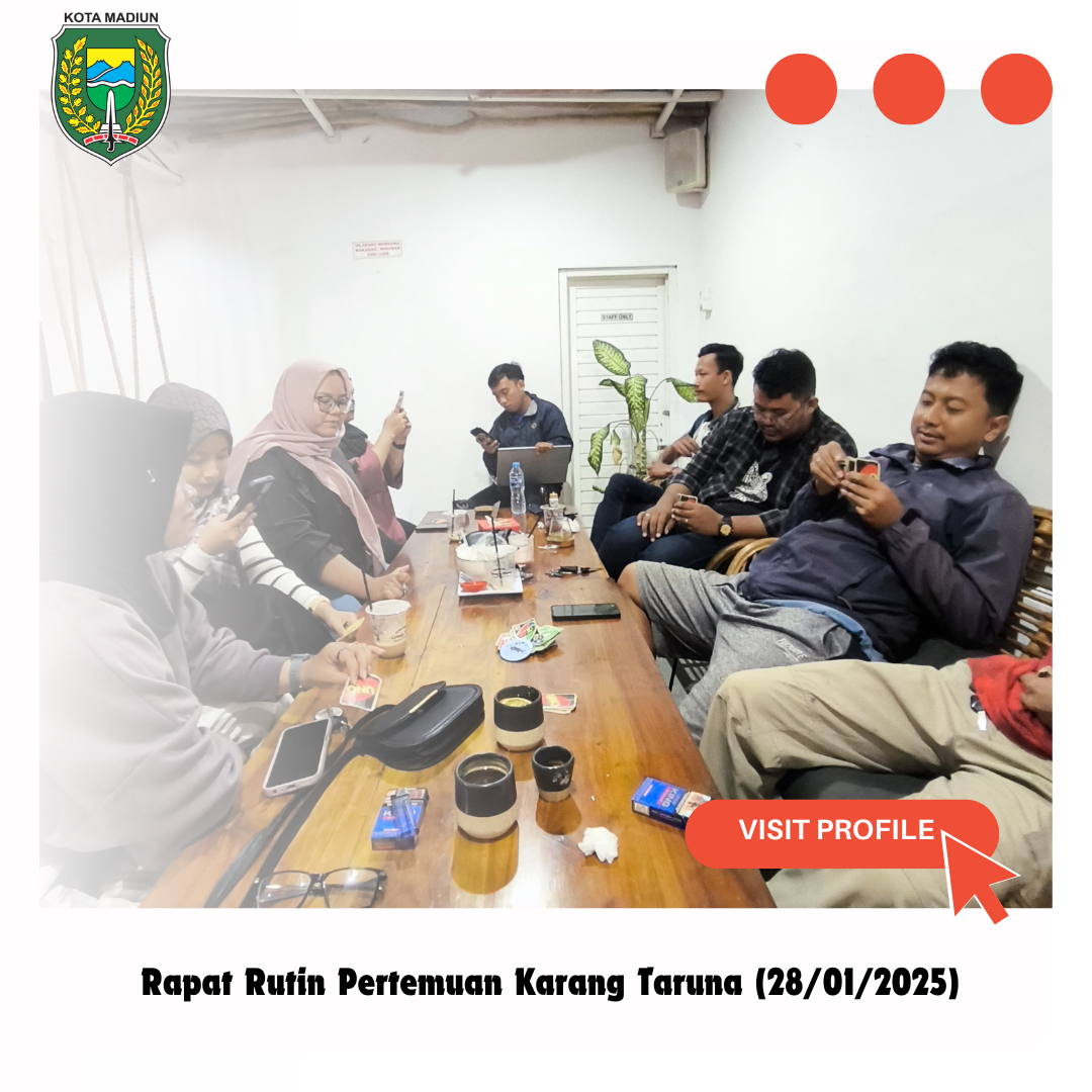 Pertemuan Rutin Karang Taruna Kelurahan