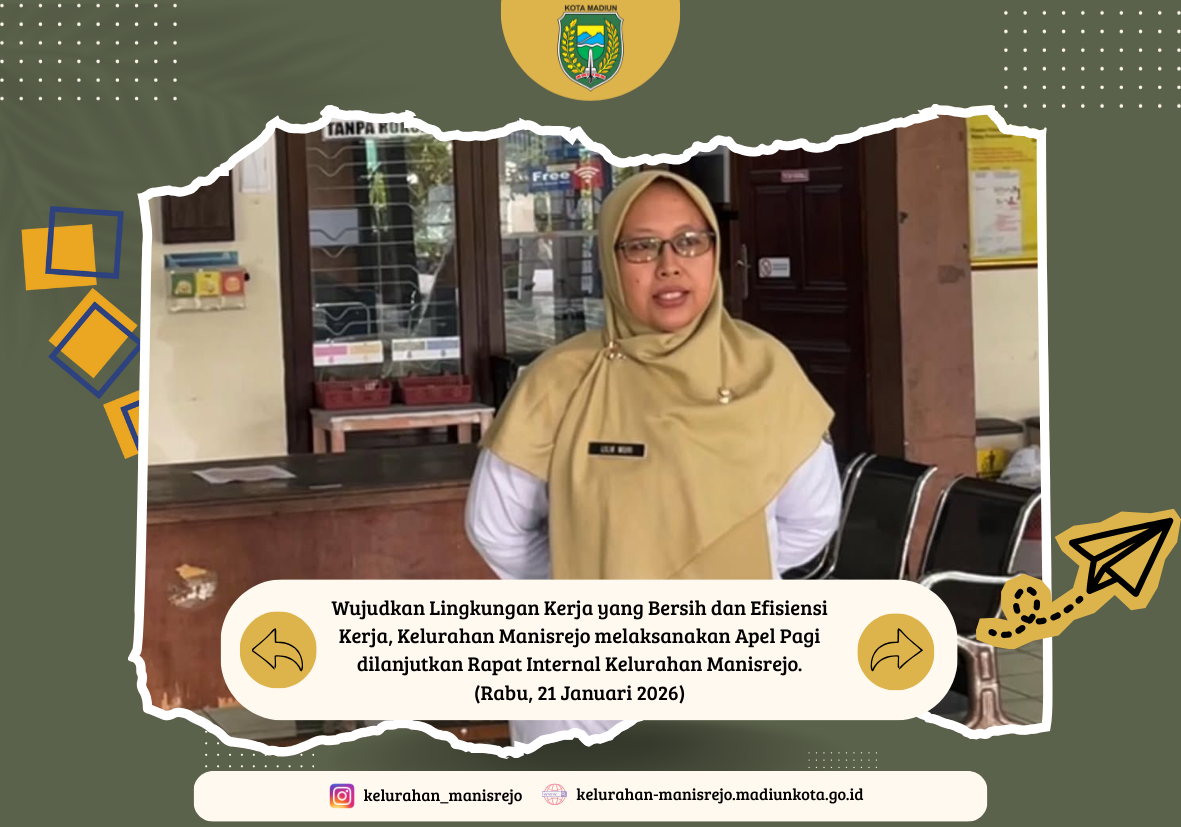 Apel Kerja dilanjutkan Rapat Internal Pegawai Kelurahan Manisrejo