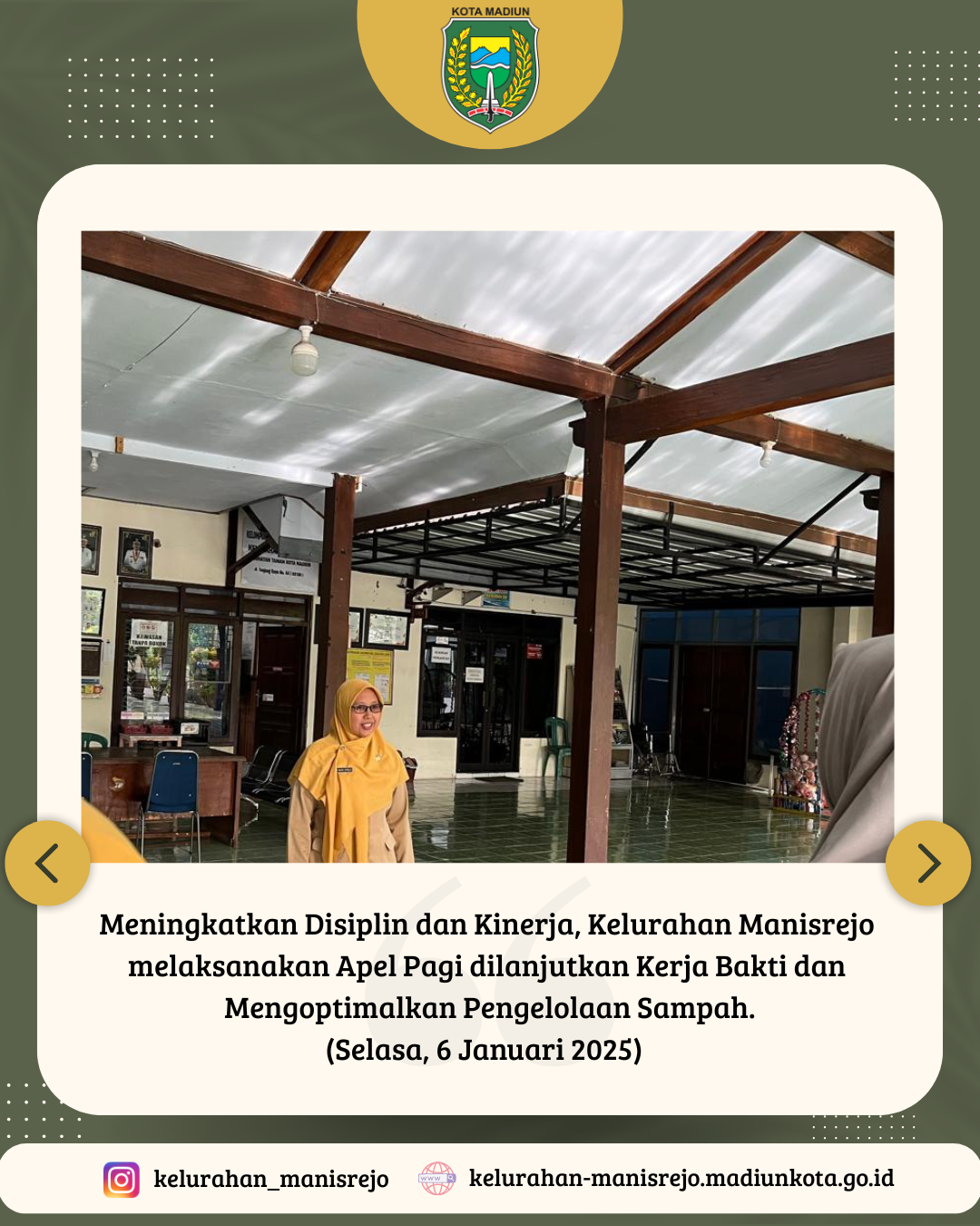 Apel Kerja dilanjutkan Kerja Bakti dan Mengoptimalkan Pengelolaan Sampah