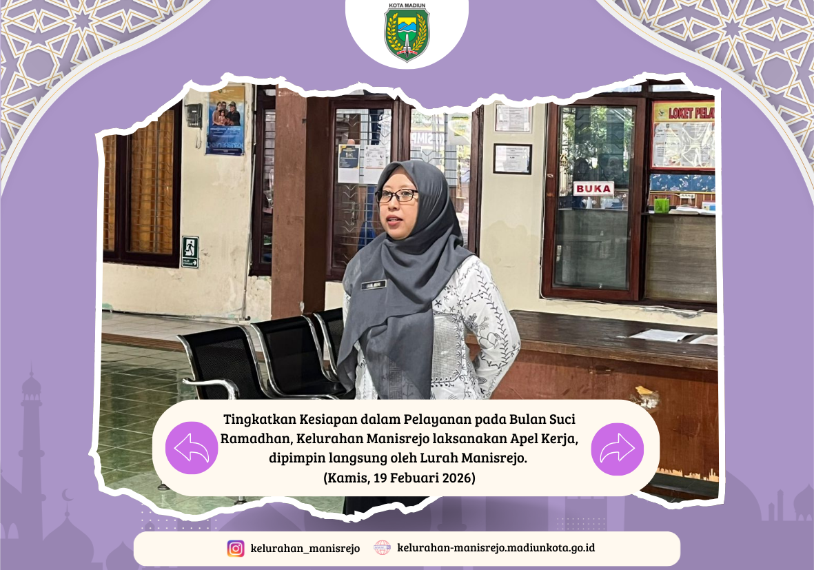 Tingkatkan Kesiapan dalam Pelayanan pada Bulan Suci Ramadhan, laksanakan Apel Kerja.