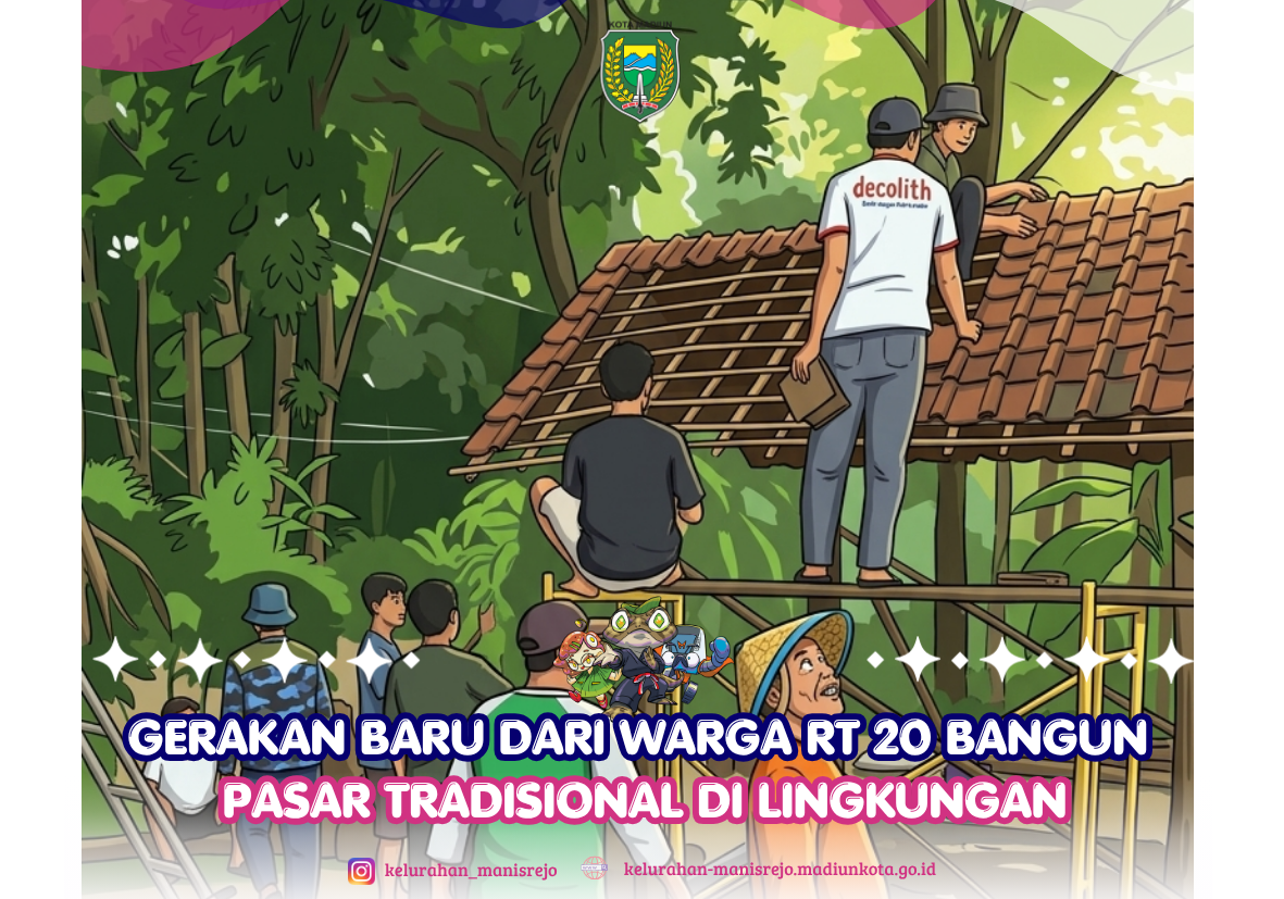 Kerja Bakti Bangun Pasar Tradisional di Lingkungan RT 20