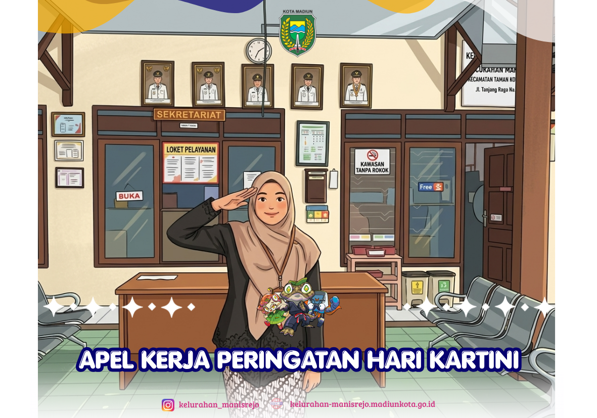 Laksanakan Apel Kerja pada Peringatan Hari Kartini